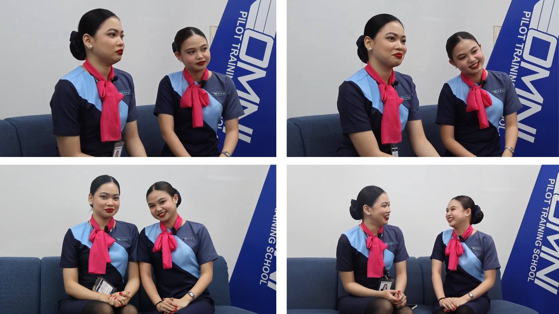 Cabin Crew Trainees Bridget and Kiara